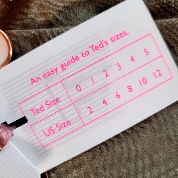 NWT Ted Baker Pointelle Deep V Plunge One Piece Swimsuit Khaki Green 8 - Picture 12 of 12